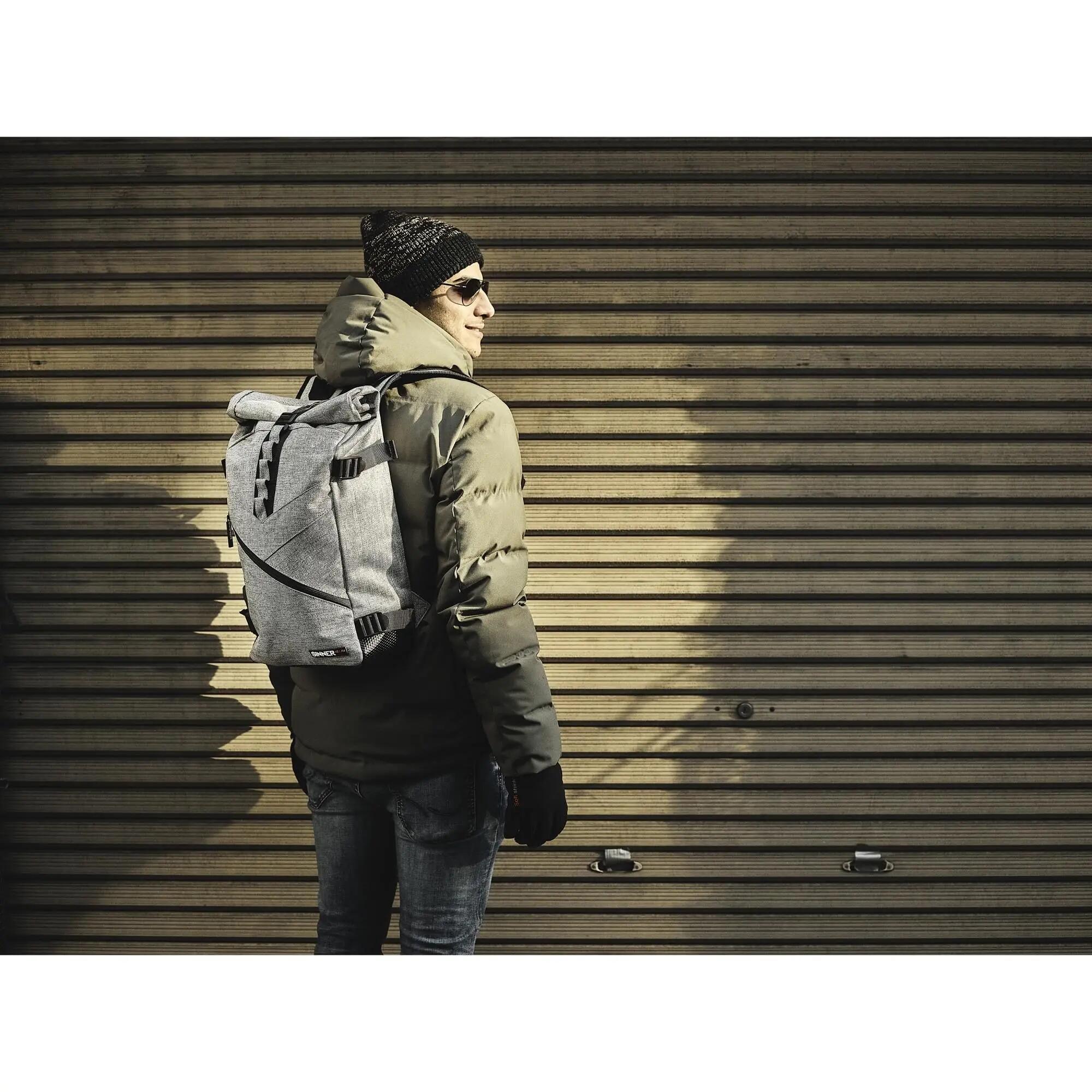 Rucsac SINNER Alyeska Roll Top 25L, Gri 6/6