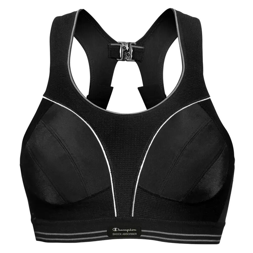 Shock Absorber  Ultimate Run Bra - Black/Silver