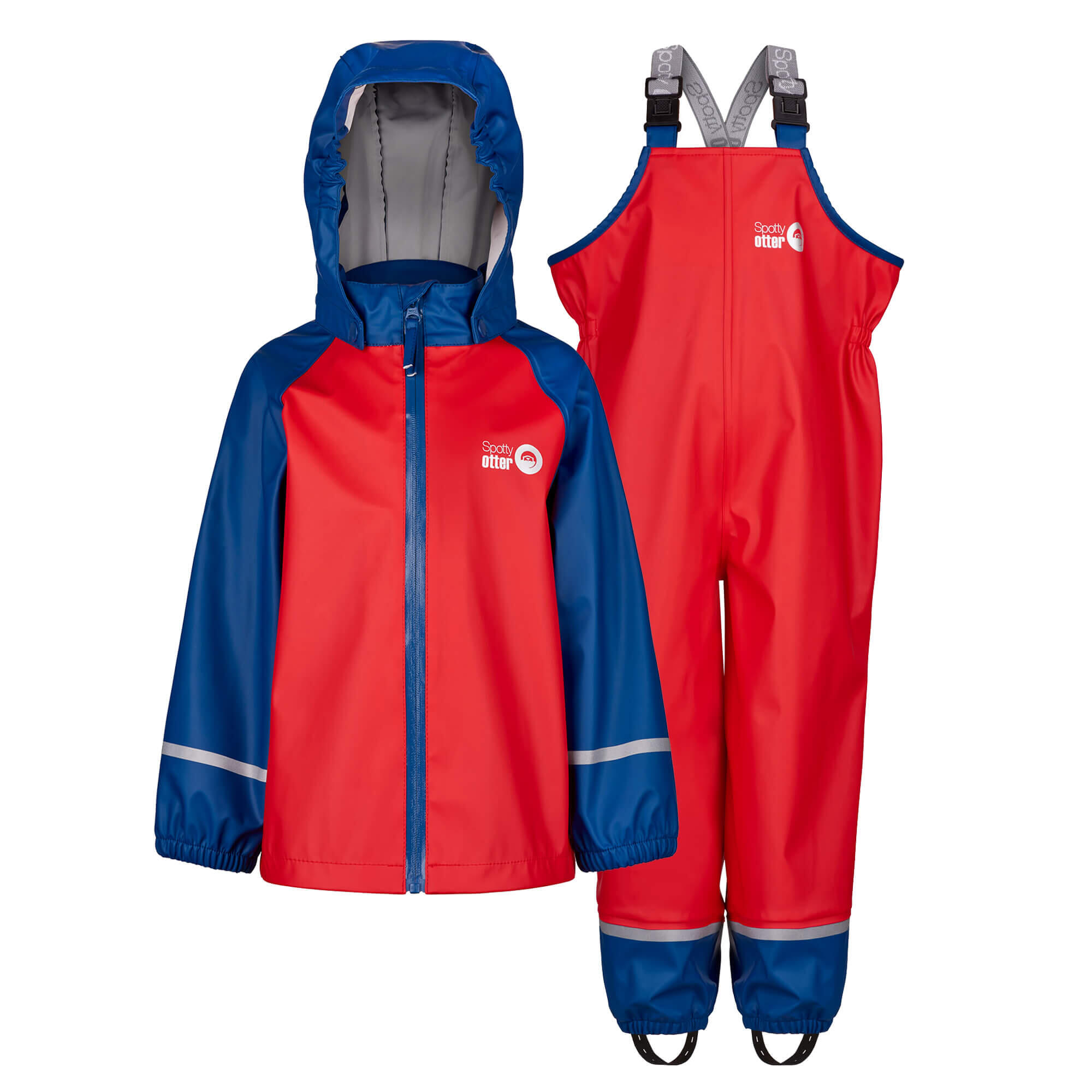 SPOTTY OTTER Discovery PU Waterproof Set - Navy/Red