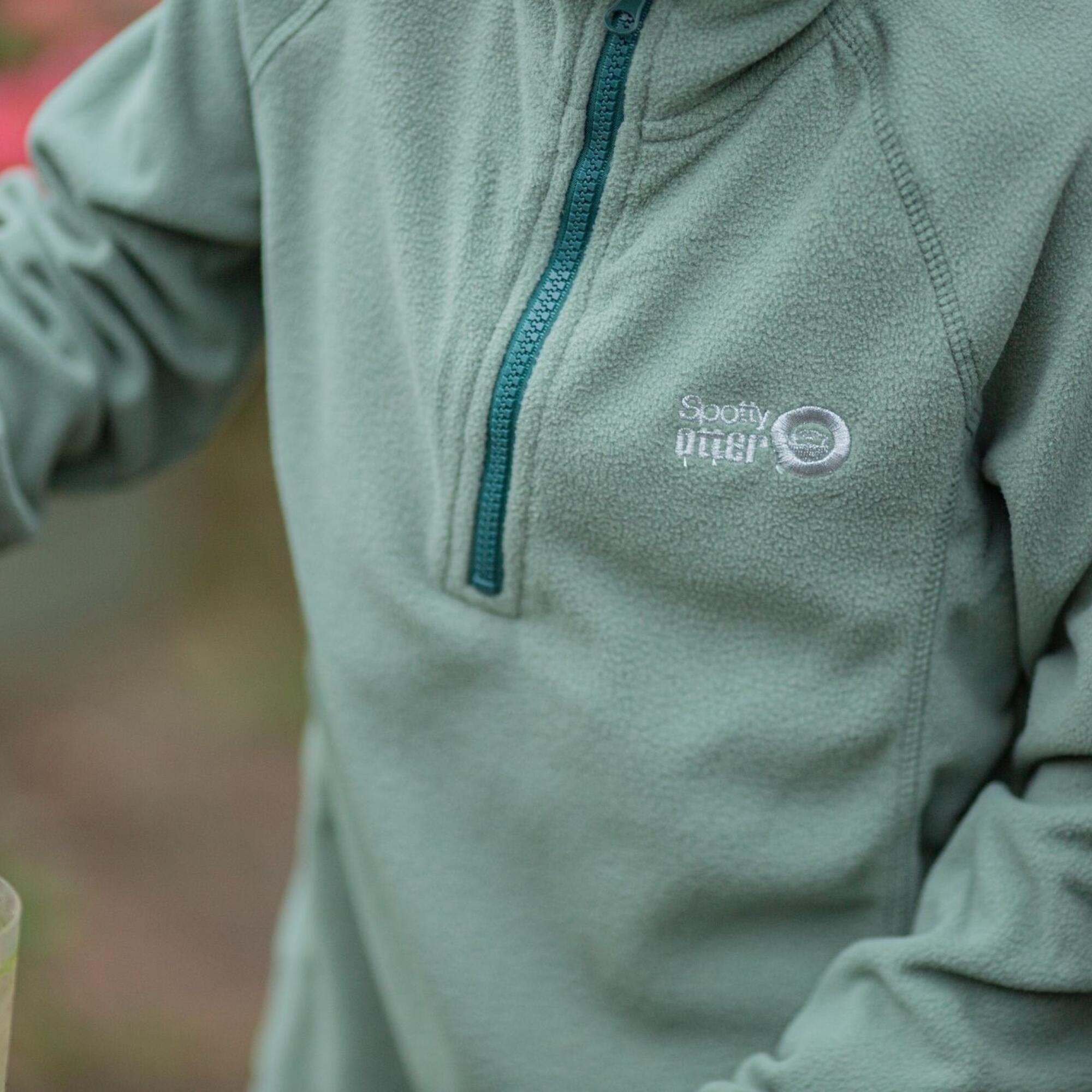 Cosy Cub Micro Zip Fleece - Green 2/5