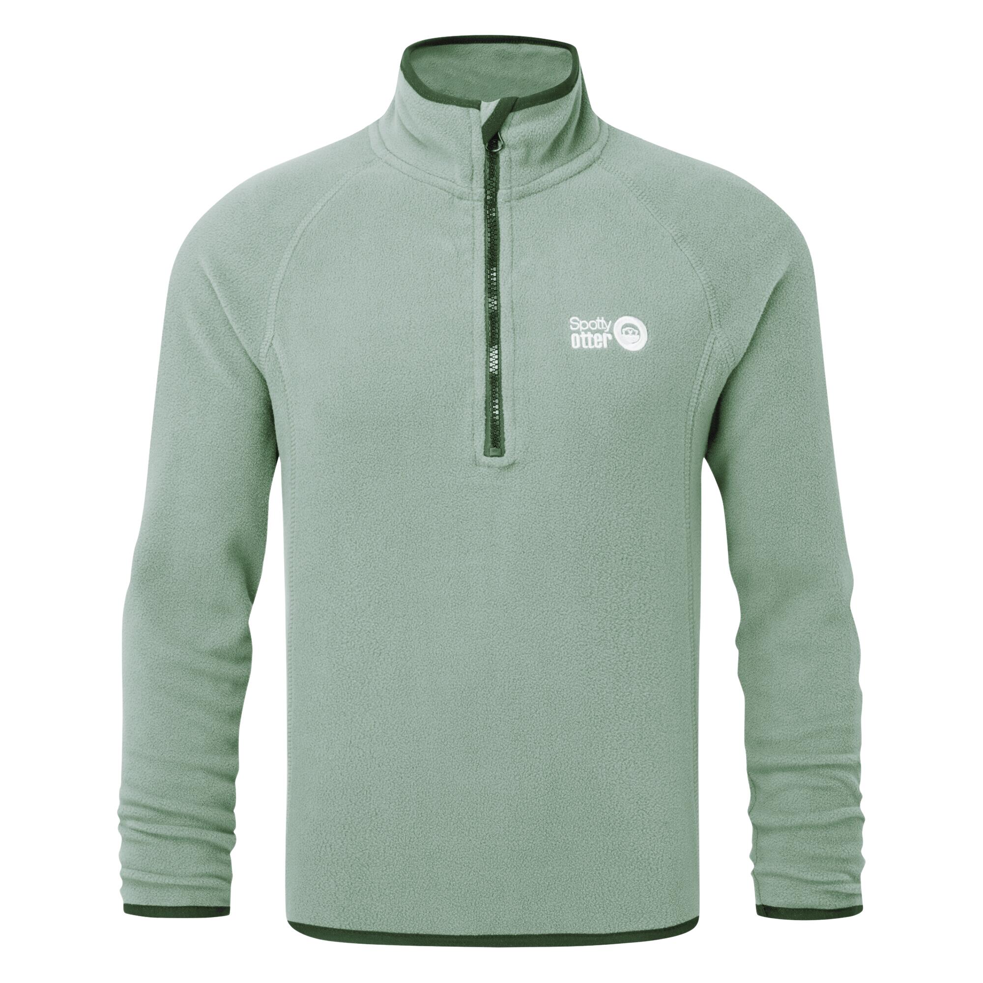 Cosy Cub Micro Zip Fleece - Green 1/5