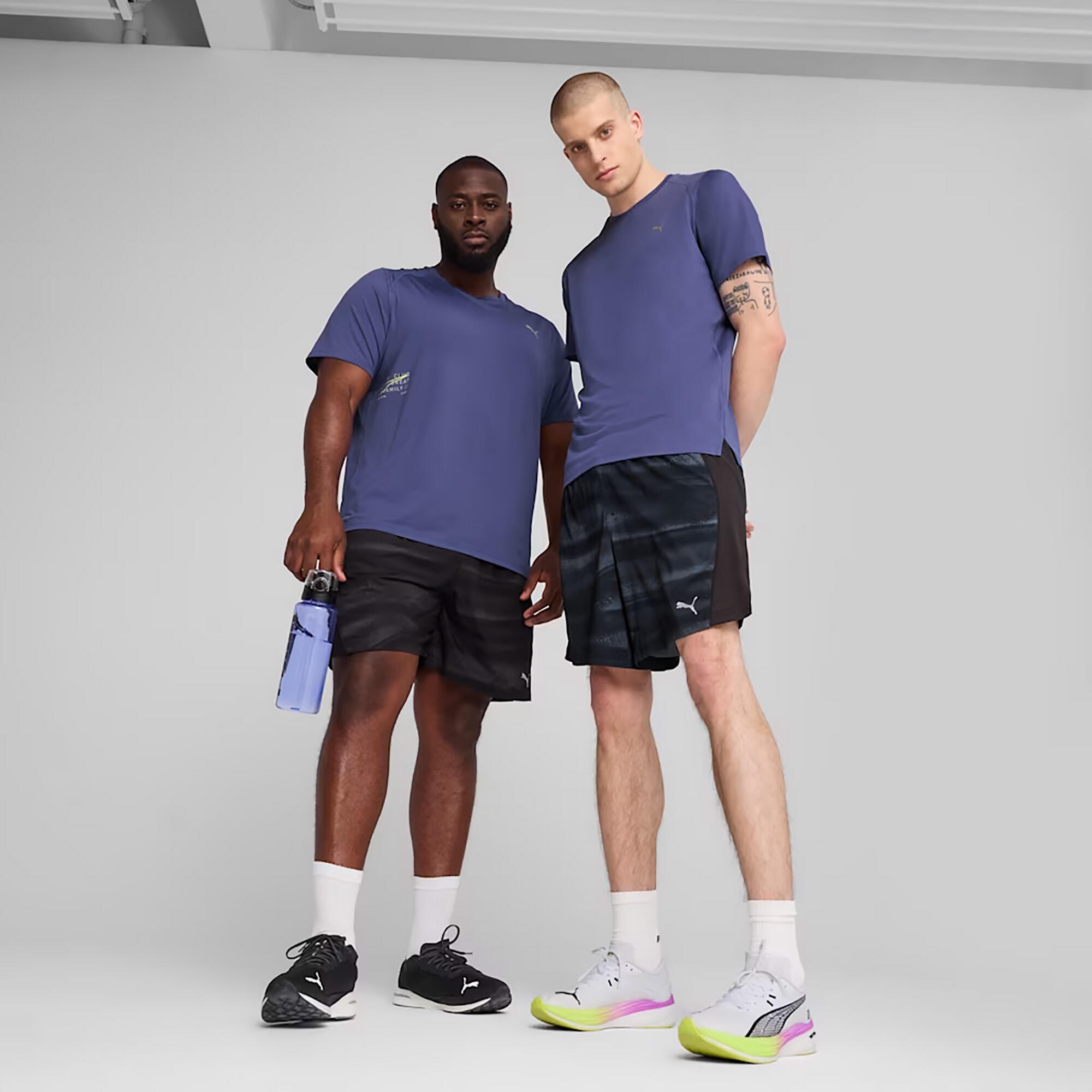 Pantaloncini da corsa da uomo PUMA Run Velocity AOP 7 3/5