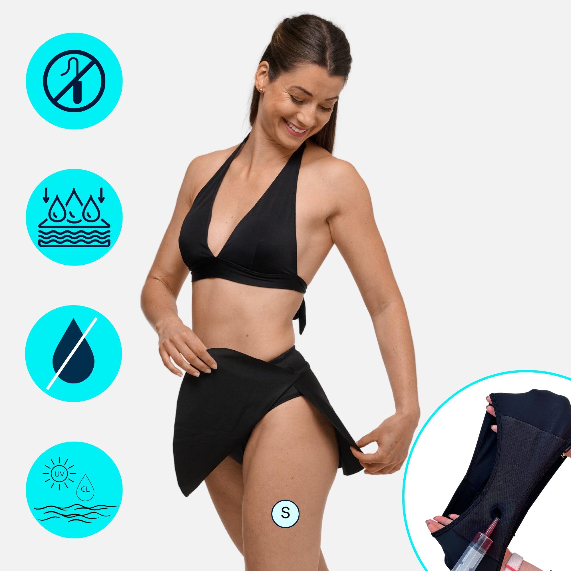 Menstruatie Zwemrok | Dames en Tieners | Middelmatige Menstruatie | Aria 3/9