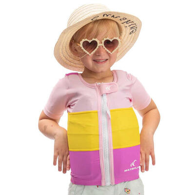 Monaco swimvest - uv werend zwem/drijfvest met mouwtje - kinderen