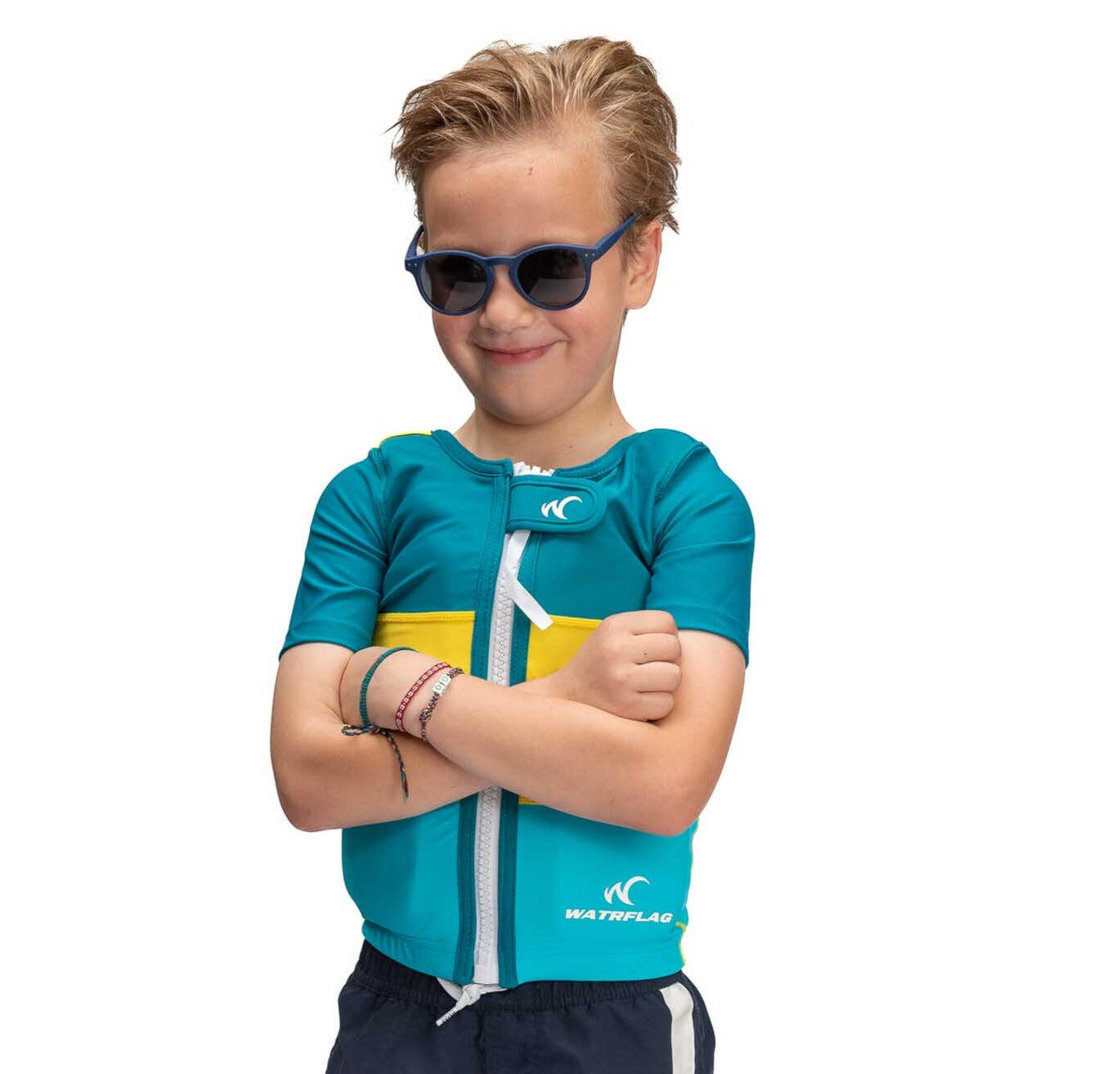 WATRFLAG Frejus SWIMVEST - UV werend zwem /drijfvest met mouwtje - Kinderen