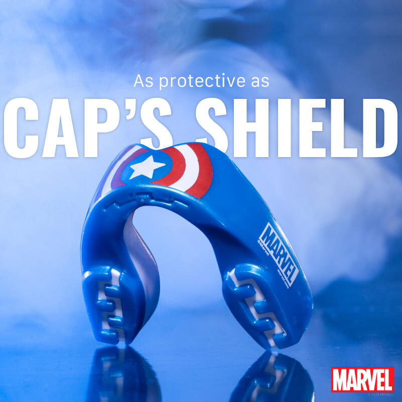 Protège dents Marvel pour adulte SafeJawz Captain America 7/7