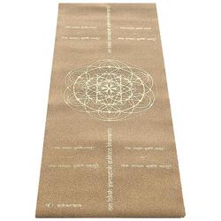 Tapis yoga voyage liège antiglisse, léger & fin - Mantra yoga + Sangle transport