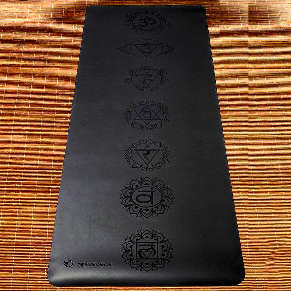 Tapete de yoga de goma y corcho 5mmx68cmx1,85m - 7chakras 5/7