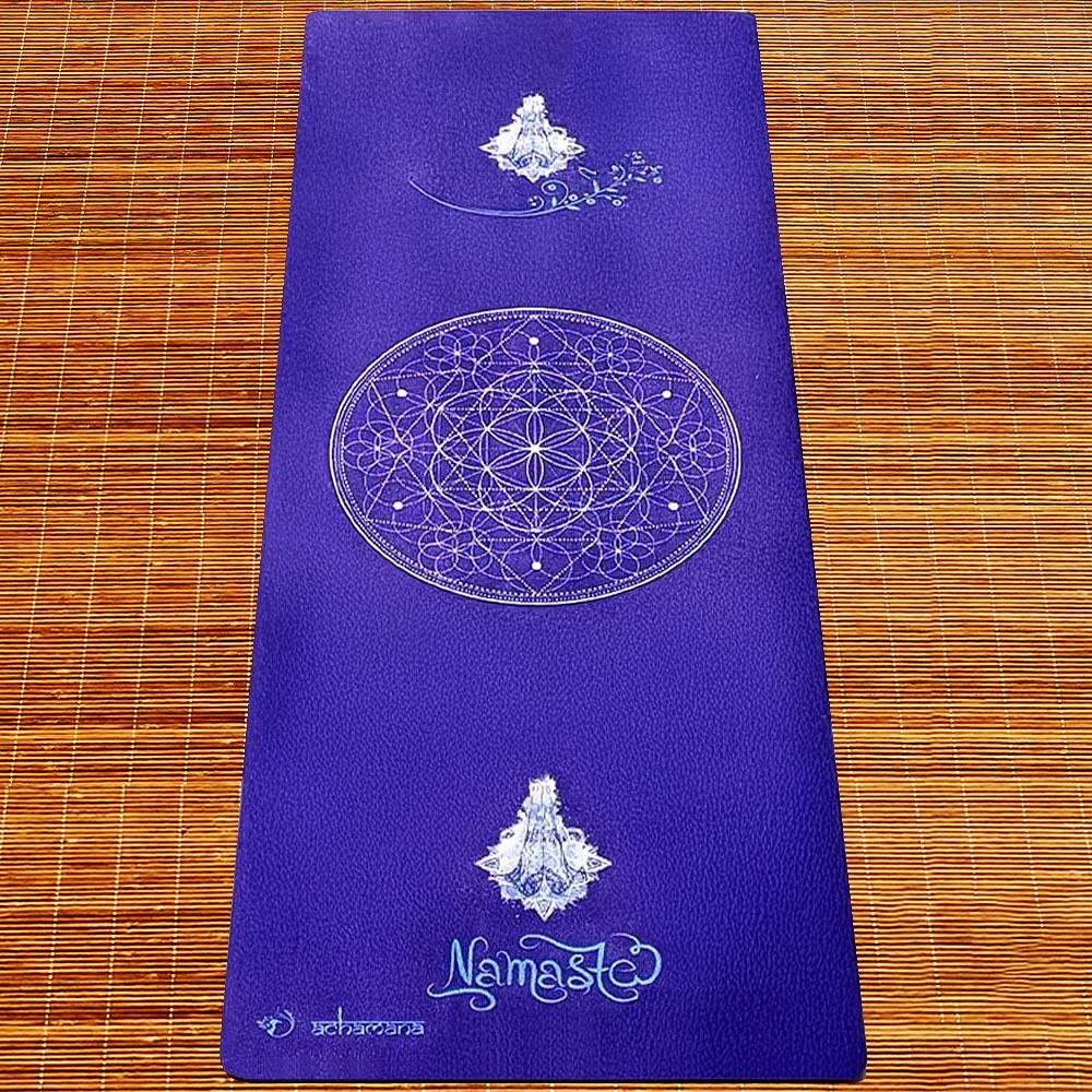 Tappetino yoga, nuovo concetto 3 strati 6mmx68cmx1,83m Namasté indaco 3/7