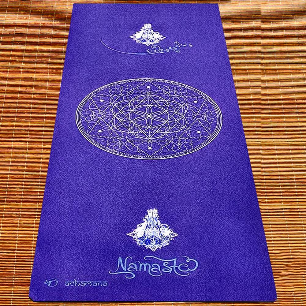 Tappetino yoga, nuovo concetto 3 strati 6mmx68cmx1,83m Namasté indaco 6/7