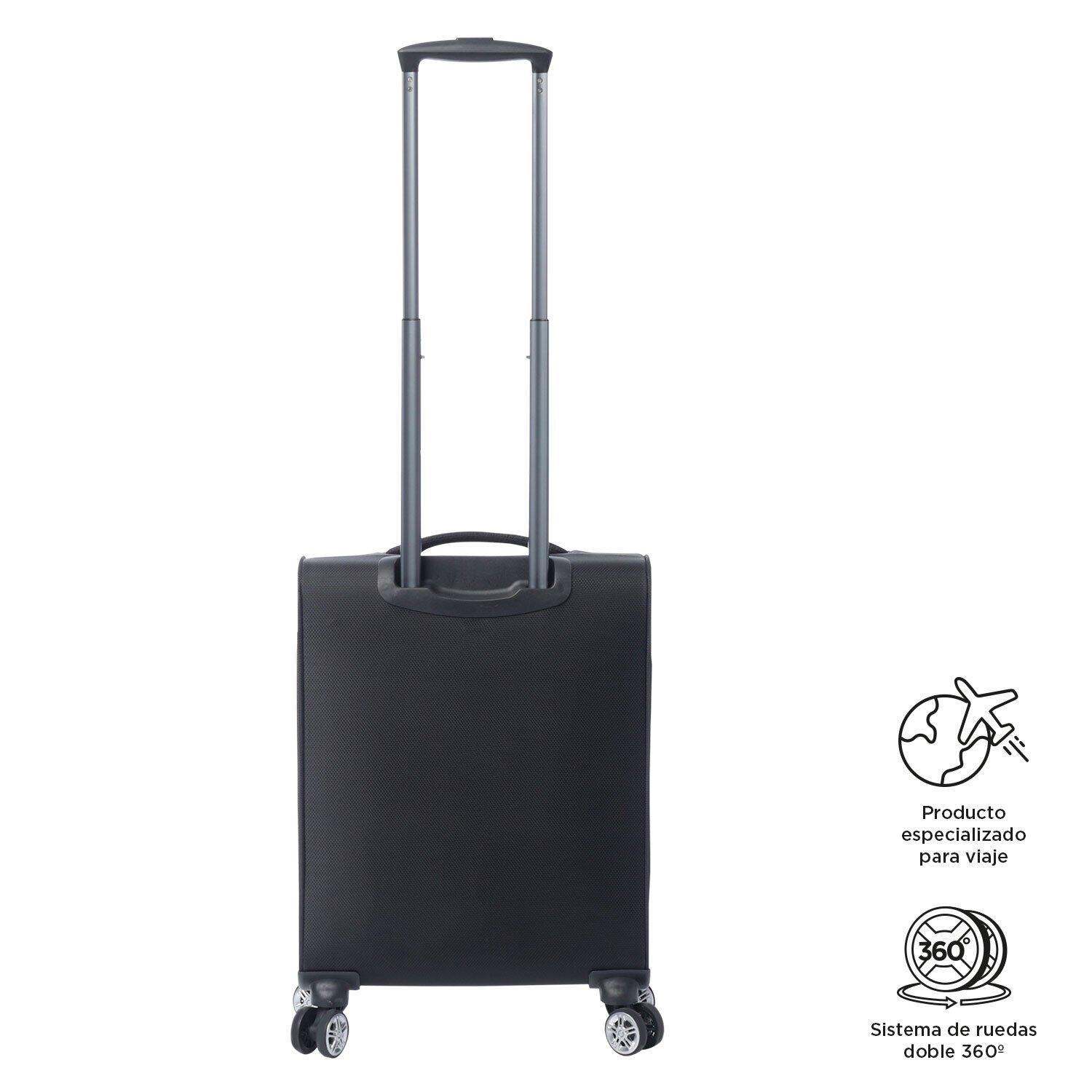 Totto Maleta de cabina Liviana S Negro Poliéster 36 x53.5 x18 cm 5/5