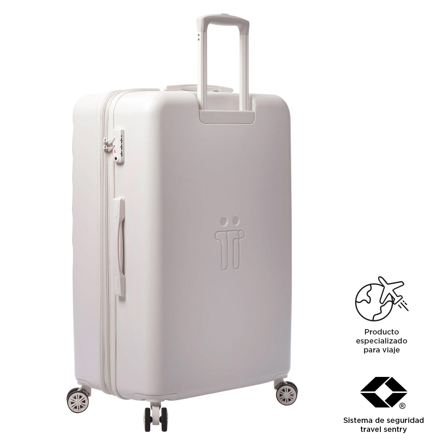Totto Maleta grande Bazy+ Expandible White Sand Policarbonato 50 x 79 x 30.5 cm 5/5