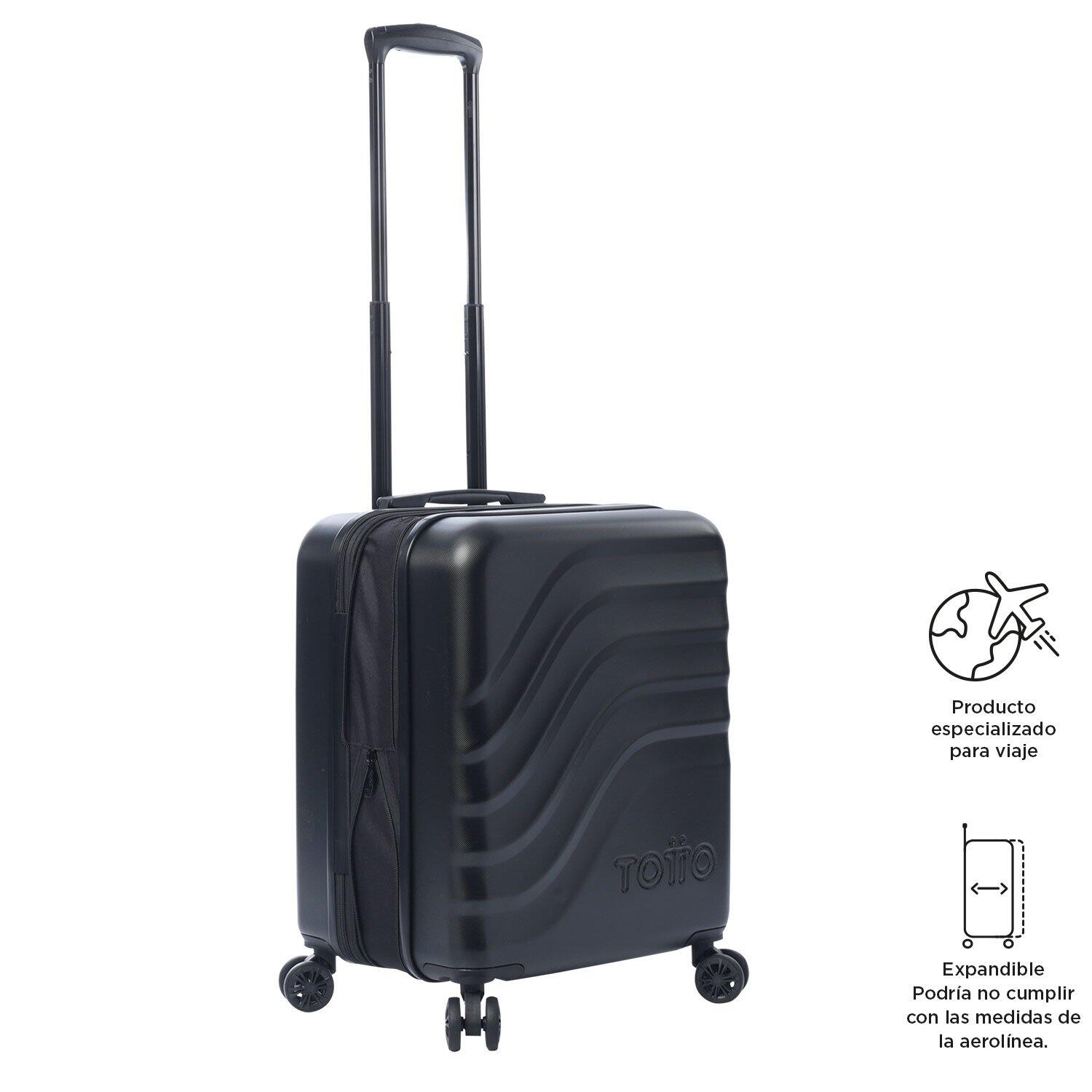 Totto Maleta de cabina Bazy+ S Negro Policarbonato 39.5 x54.5 x22.5 cm 4/5