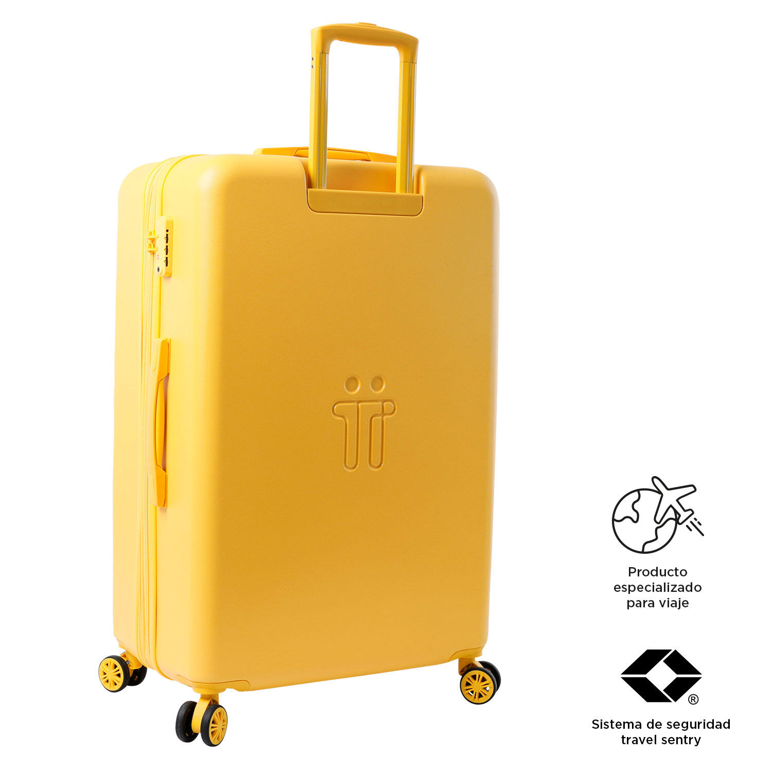Totto Maleta grande Bazy+ Expandible Super Lemon Policarbonato 50 x 79 x 30.5 c 5/5