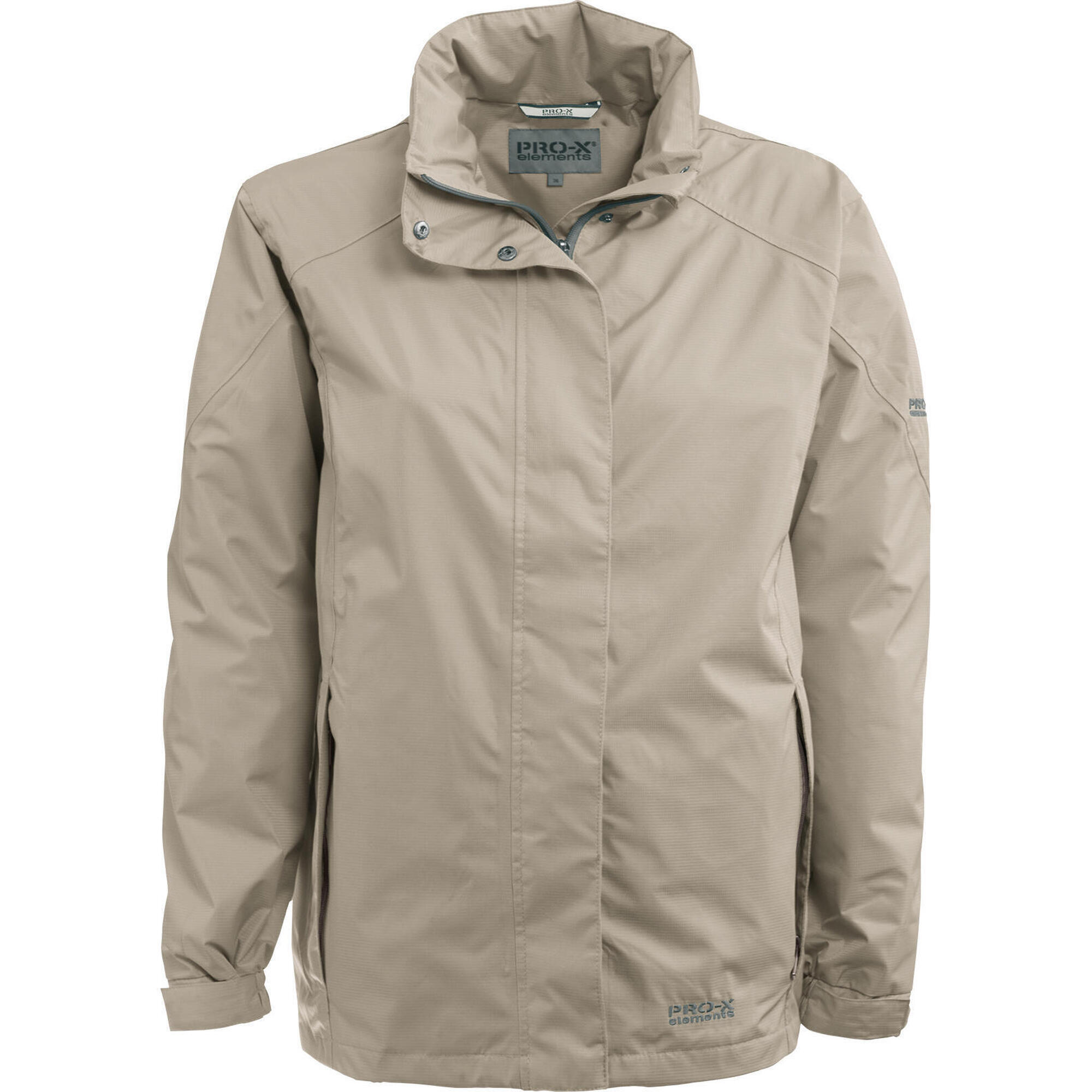 Pro-x Elements - Veste Fonctionnelle Femme Carrie Beige Grège - Coupe-pluie - Beige - Decathlon