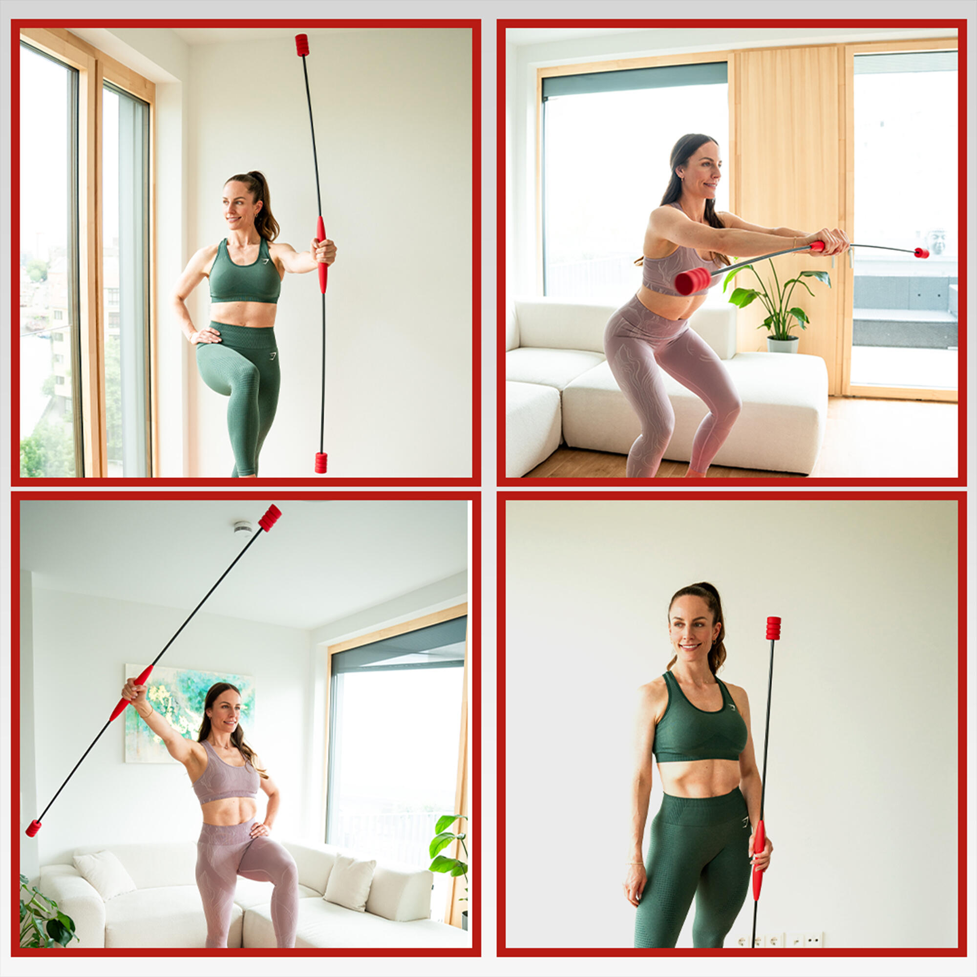Barre d'exercice flexible - Barre d'entraînement flexible pour poignet