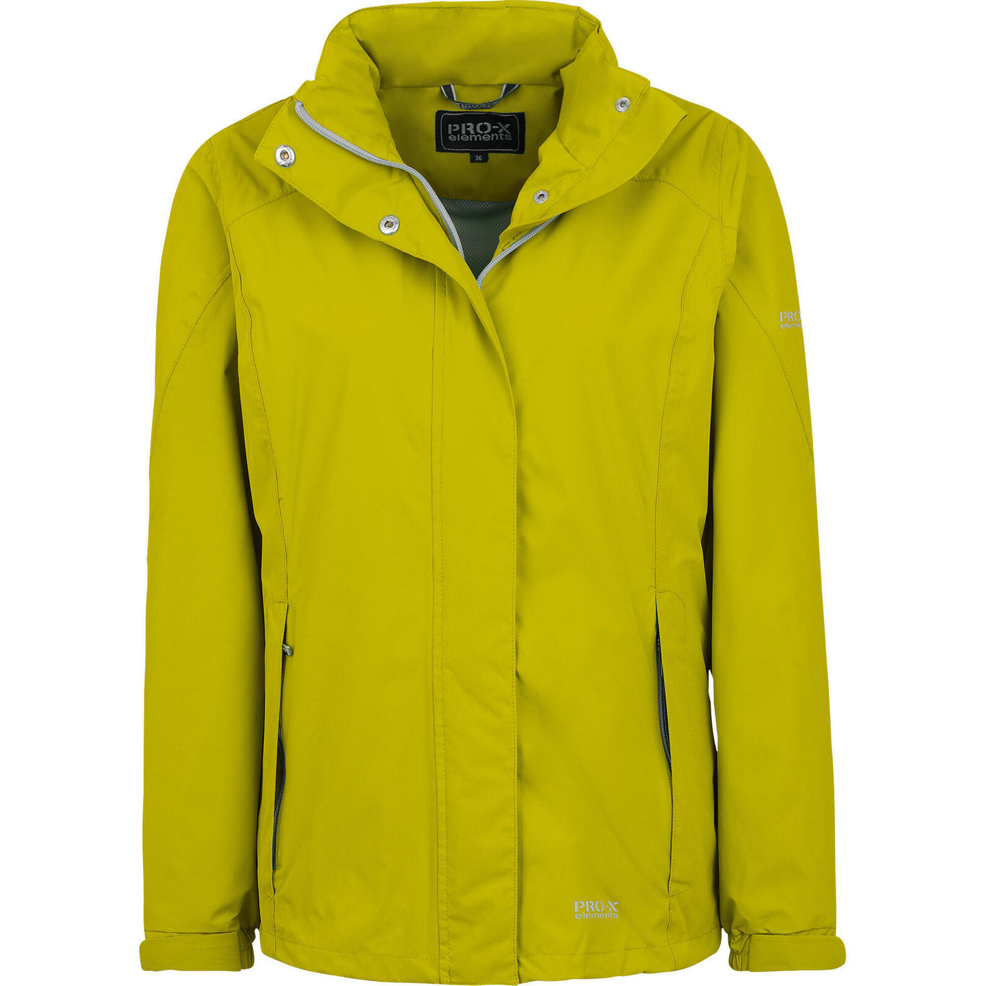 Pro-x Elements - Veste Fonctionnelle Femme Carrie Vert Soufre - Coupe-pluie - Vert - 38 S - Decathlon