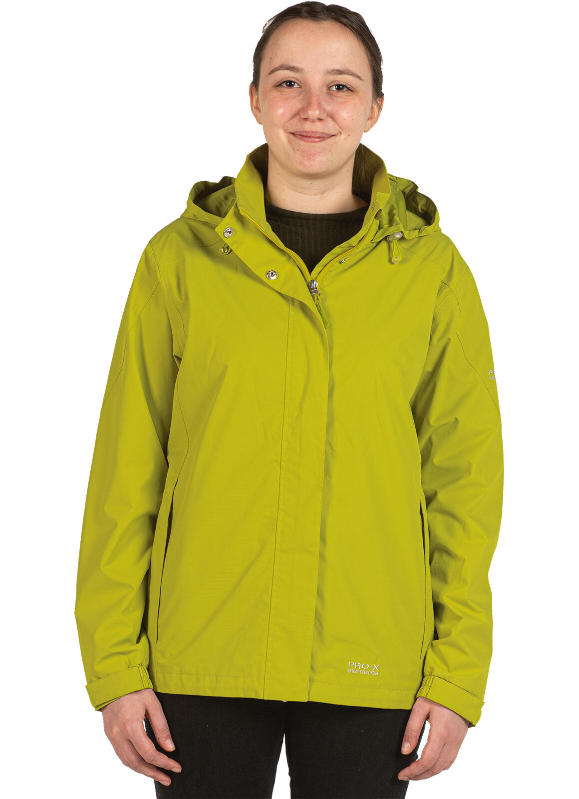 Dames functionele jas CARRIE zwavelgroen 3/5