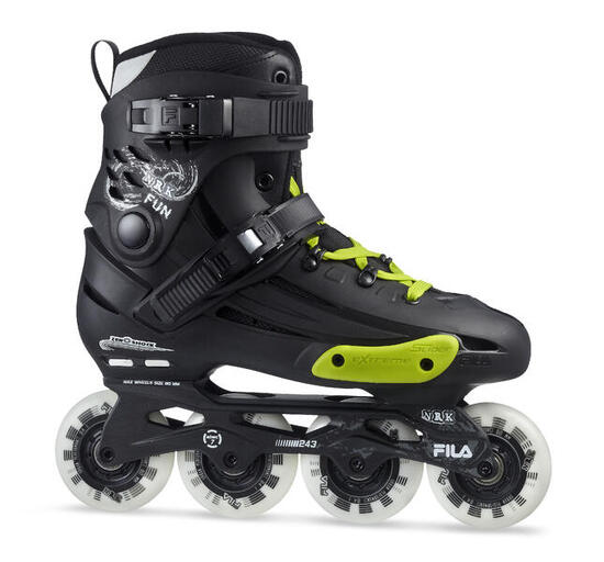 Patines Fila NRK Fun negro/amarillo/magenta T44