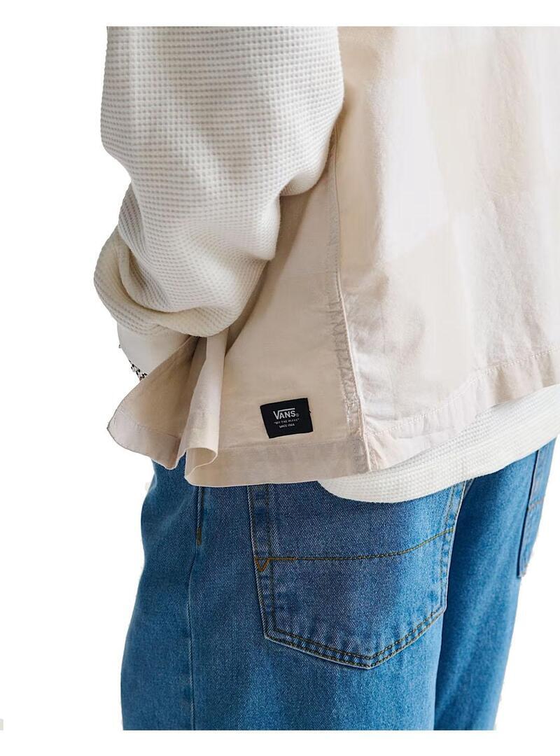 Camisa para Hombre Vans Kessler  Beige 5/5