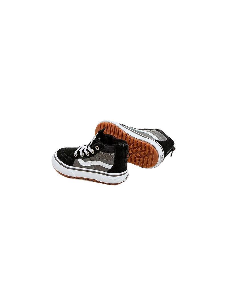 Zapatilla para Niño Vans Sk8-hi zip mte Negro 4/4