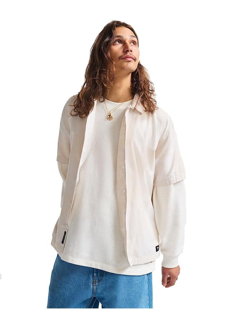 Camisa para Hombre Vans Kessler  Beige 2/5