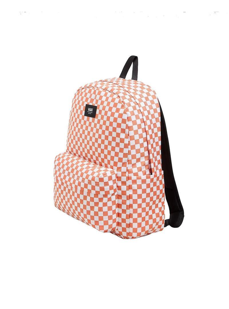 Mochila Vans Old skool check Naranja 3/5