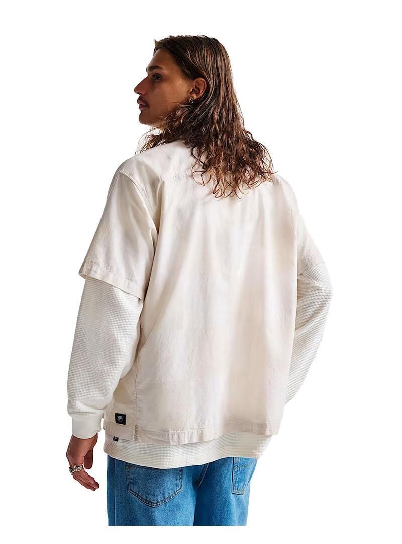 Camisa para Hombre Vans Kessler  Beige 3/5