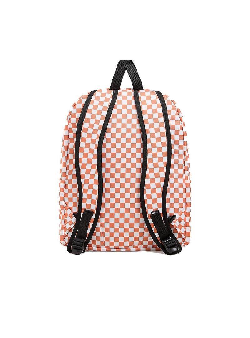 Mochila Vans Old skool check Naranja 2/5