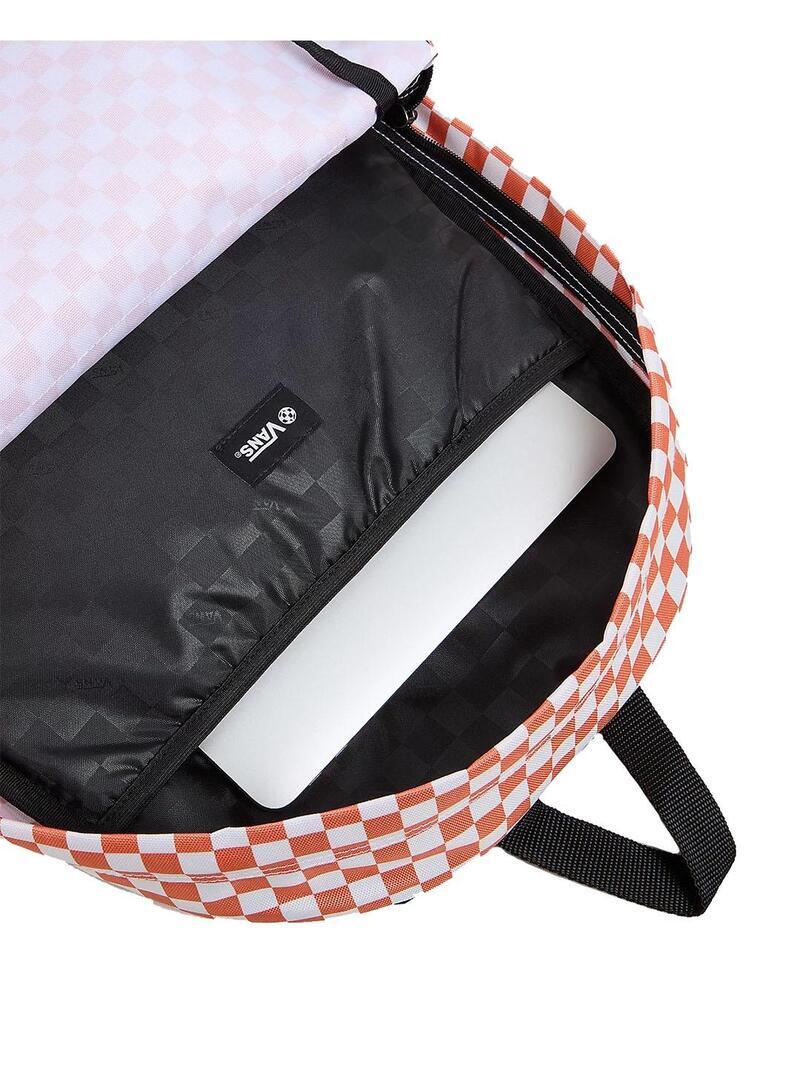 Mochila Vans Old skool check Naranja 5/5