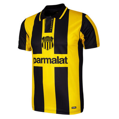 Retro voetbalshirt - heren - ca penarol 1997 - geel