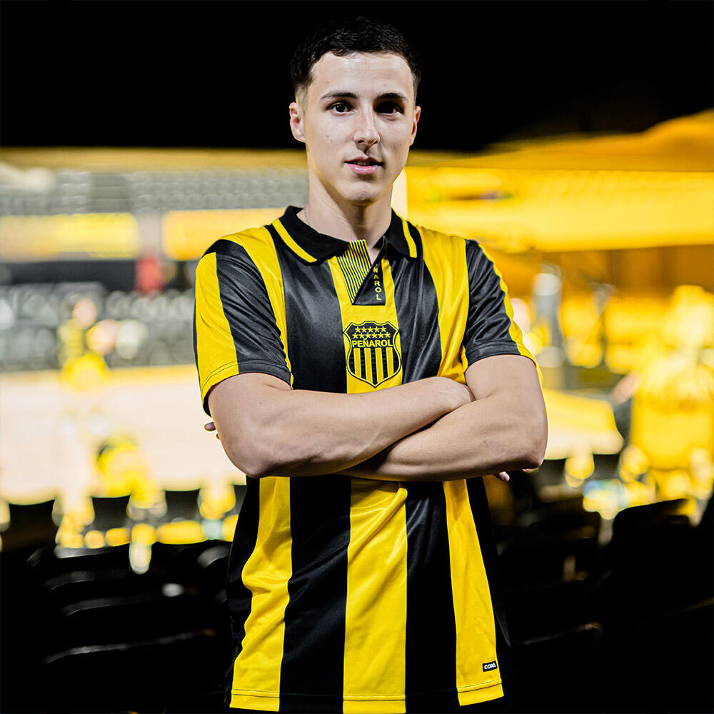 Retro Voetbalshirt - Heren - CA Penarol 1997 - Geel 2/7