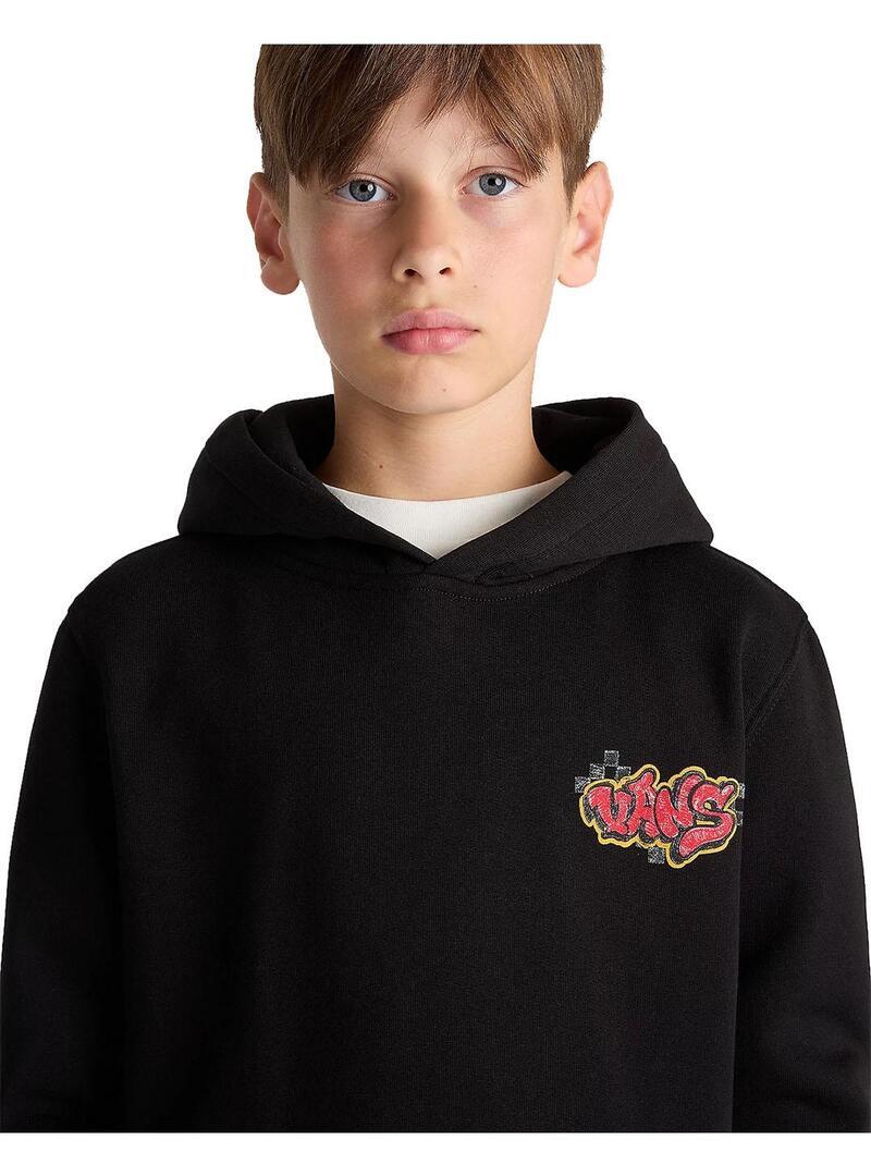 Sudaderas jerseys polares para Niño Vans Tagged  Negro 5/5