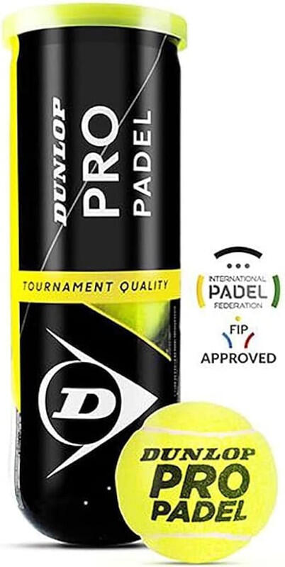 Pack 2 Palas Padel Dunlop Fury (Naranja, Roja) + Bote Dunlop Padel Pro 4/4