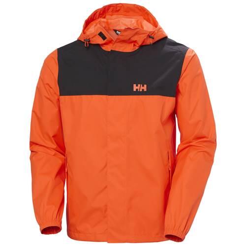 Jaquetas e casacos para homem helly hansen vancouver rain laranja