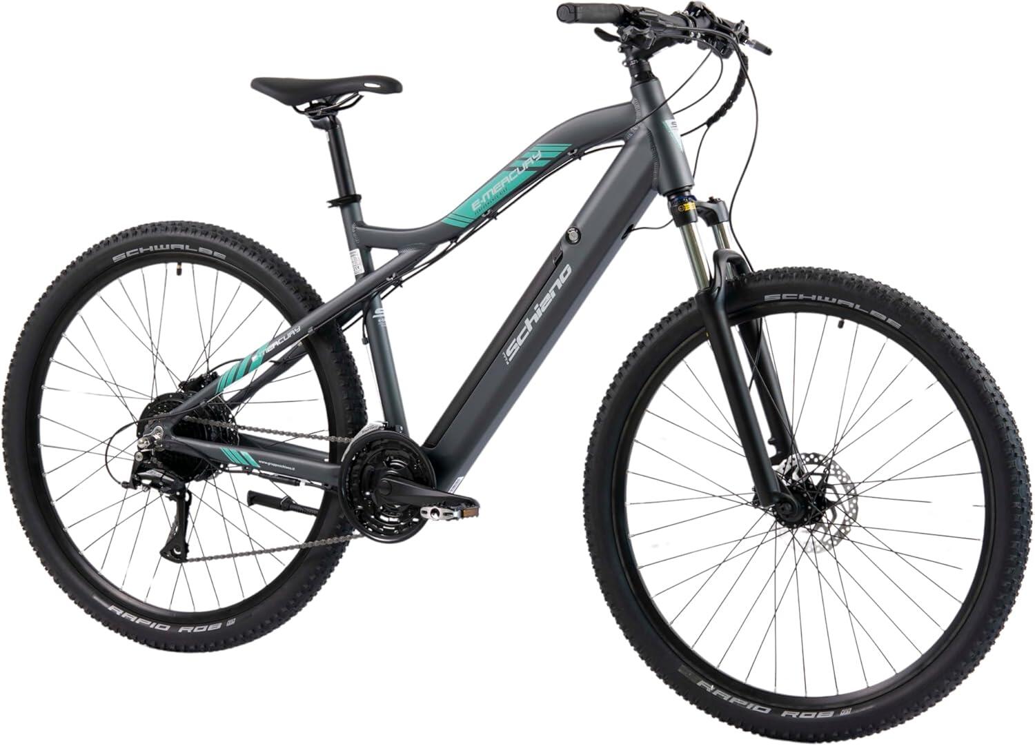 E-mercury electric mtb 29" cinzento-verde, bateria 11.6ah