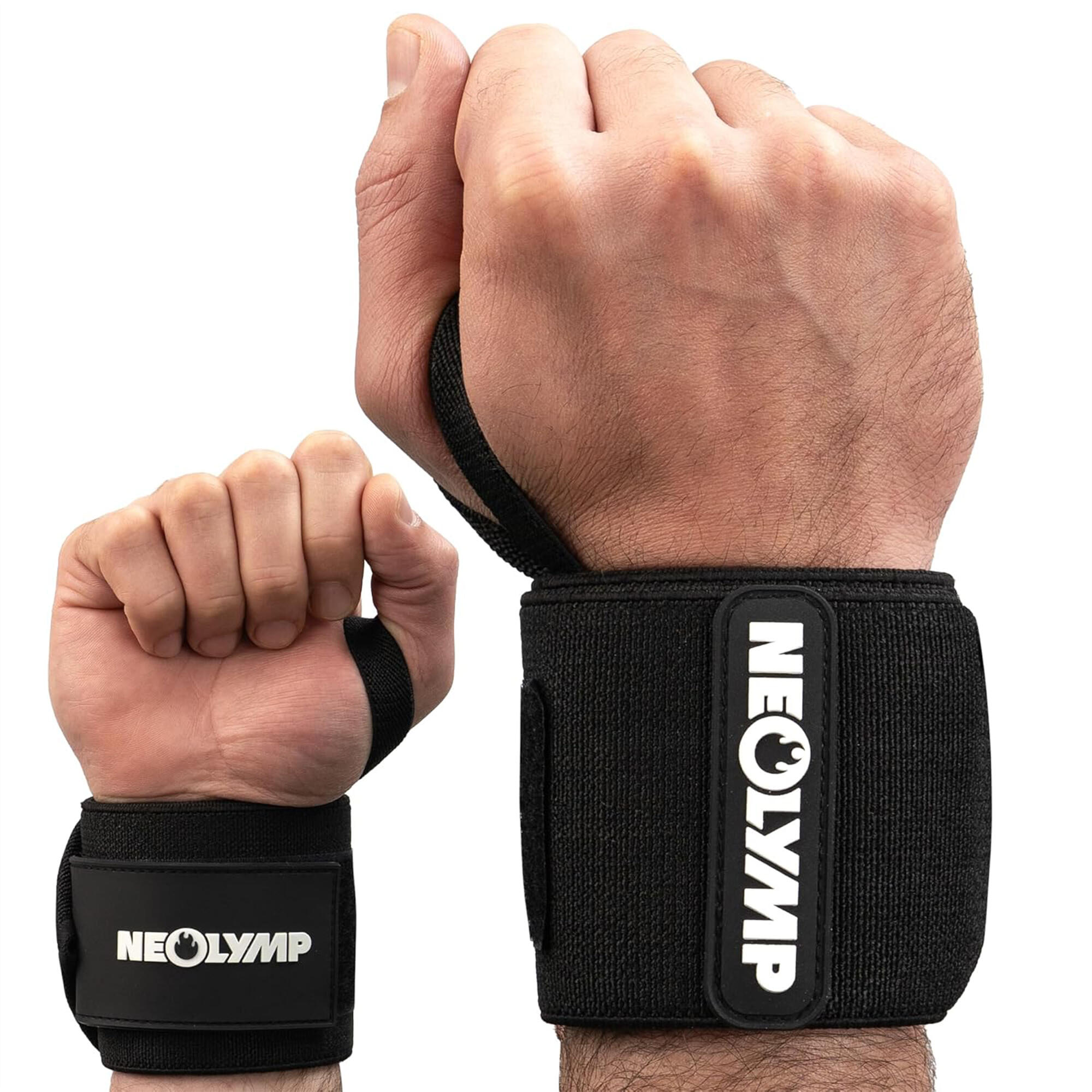 Neolymp - Bandage Pour Poignet 63 Cm, Wristwrap, Soutien Poignet, Protection Musculaire - Maintien De Poignet - Noir - Taille Unique - Decathlon