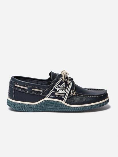 Chaussures bateau homme GLOBEK Marine / Chambray