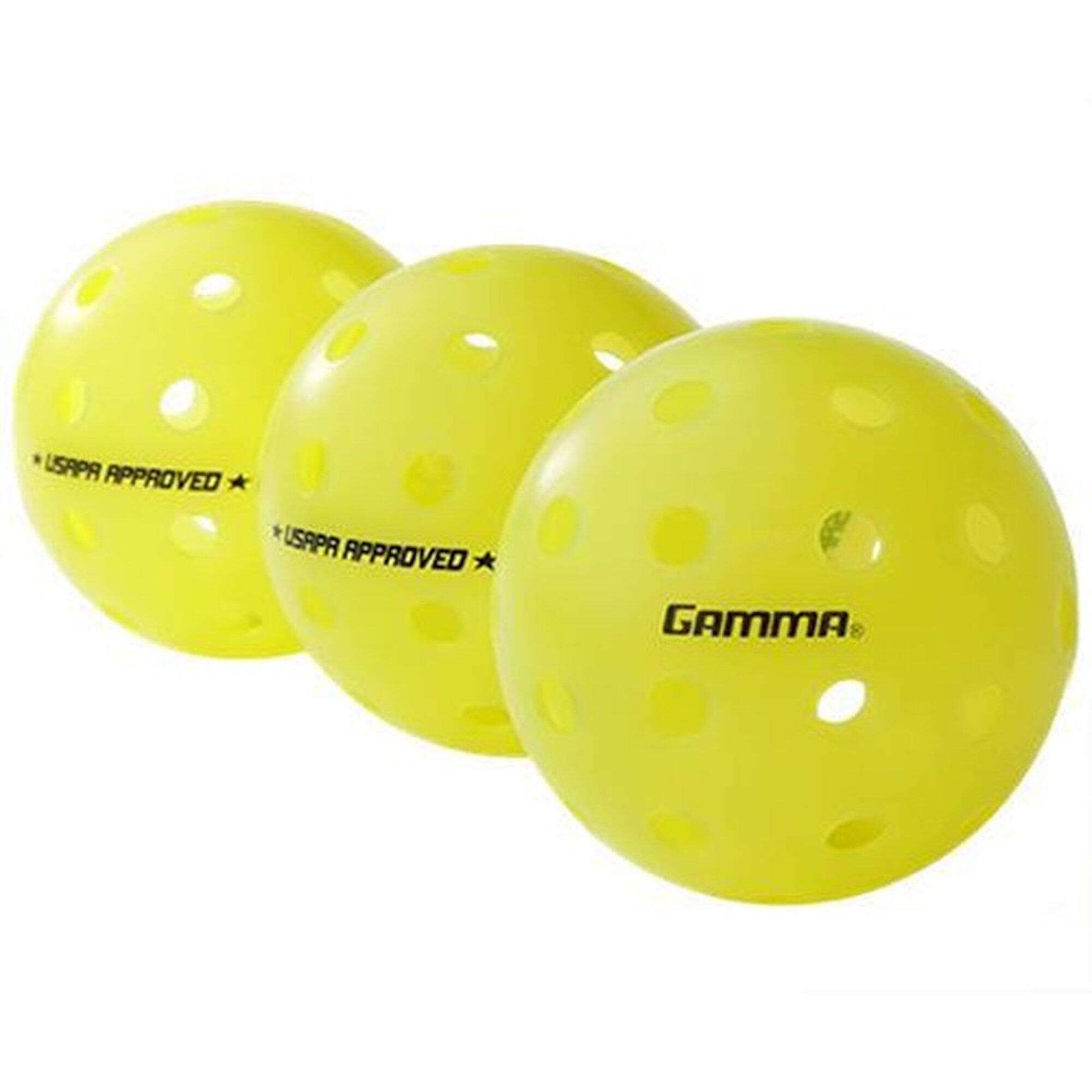 GAMMA Palline Pickleball Gamma Photon Outdoor 3 pezzi