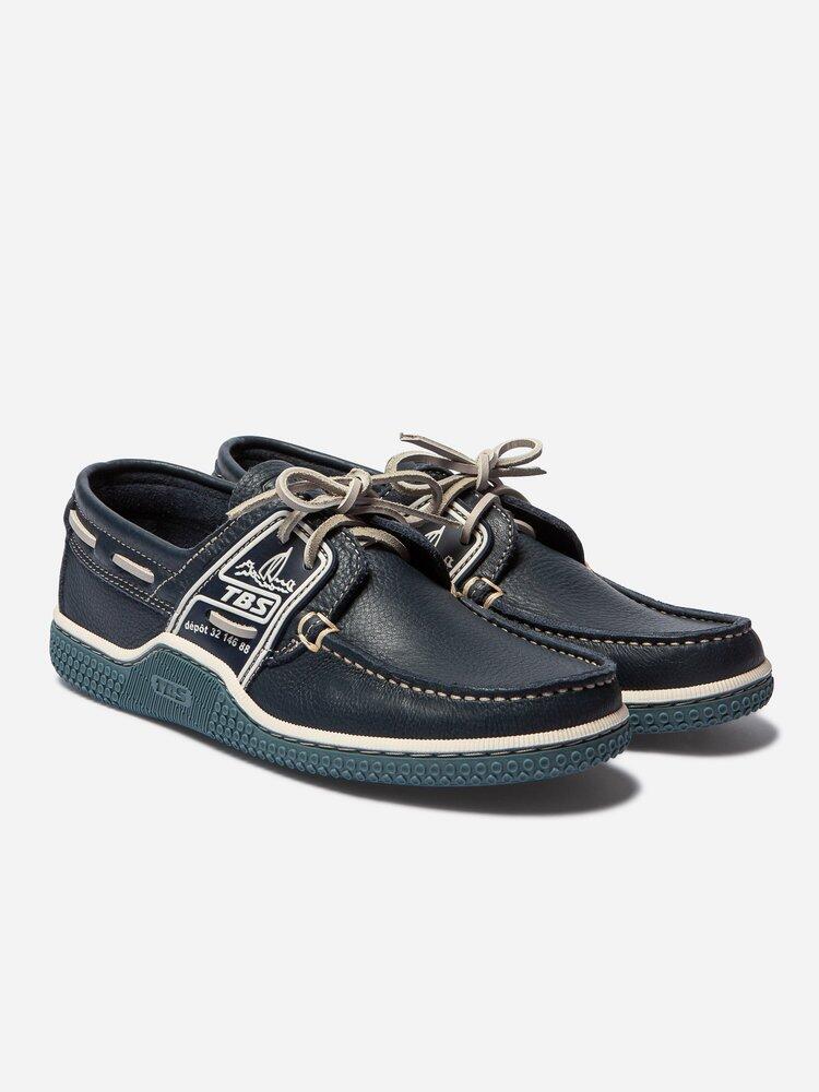 Chaussures bateau Homme 1973 - GLOBEK Marine / Chambray 2/4