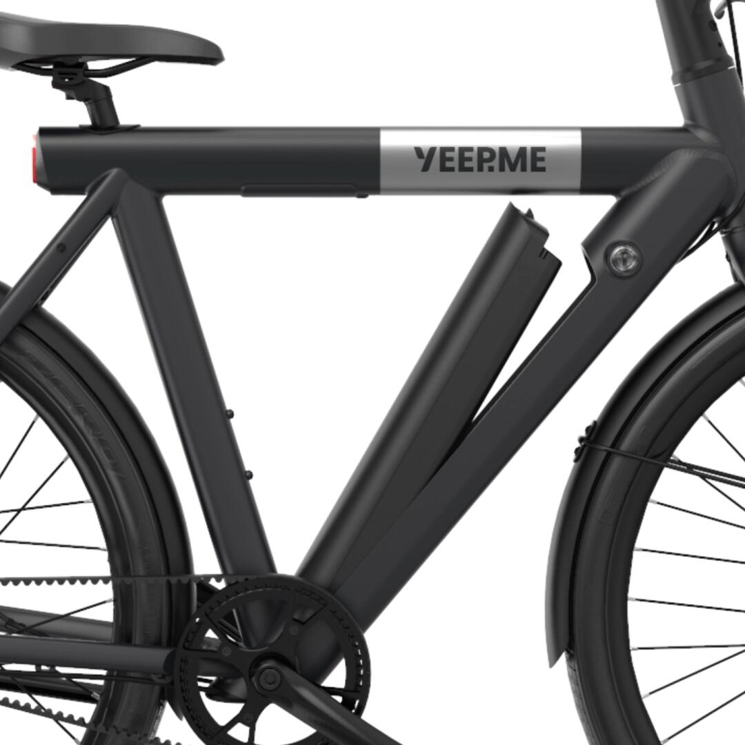 Elektrische fiets DAY SPORT RC Zwart 28'' 80km 460Wh Riem, bagagedrager acht. 4/7