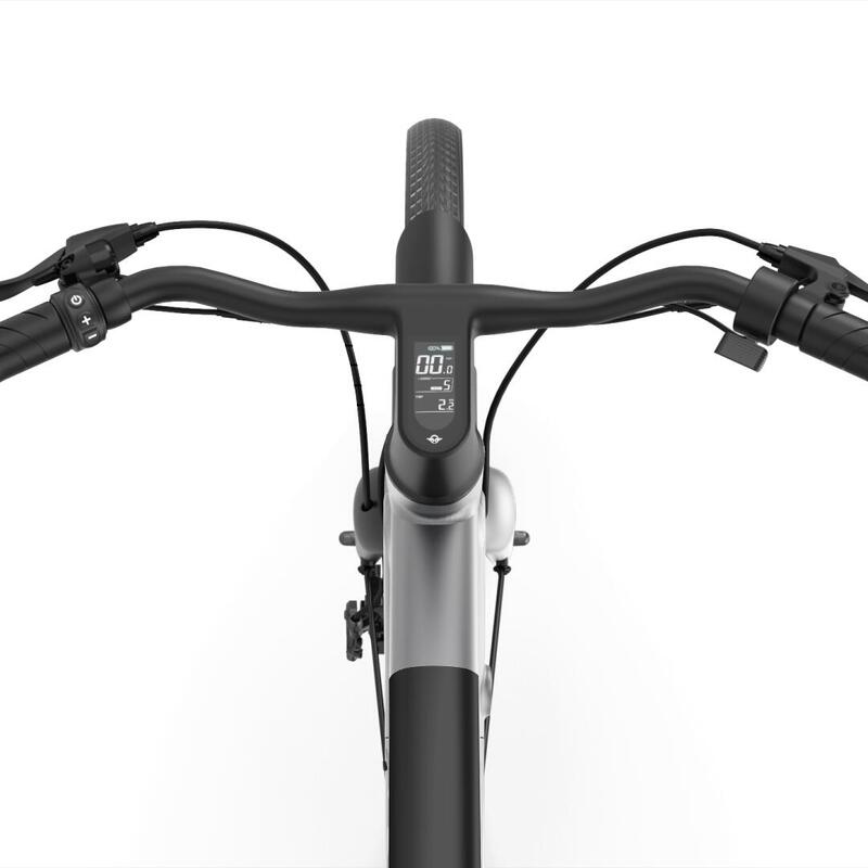 Vélo électrique DAY SPORT FC Gris 28'' 80km 460Wh Courroie, PB AV