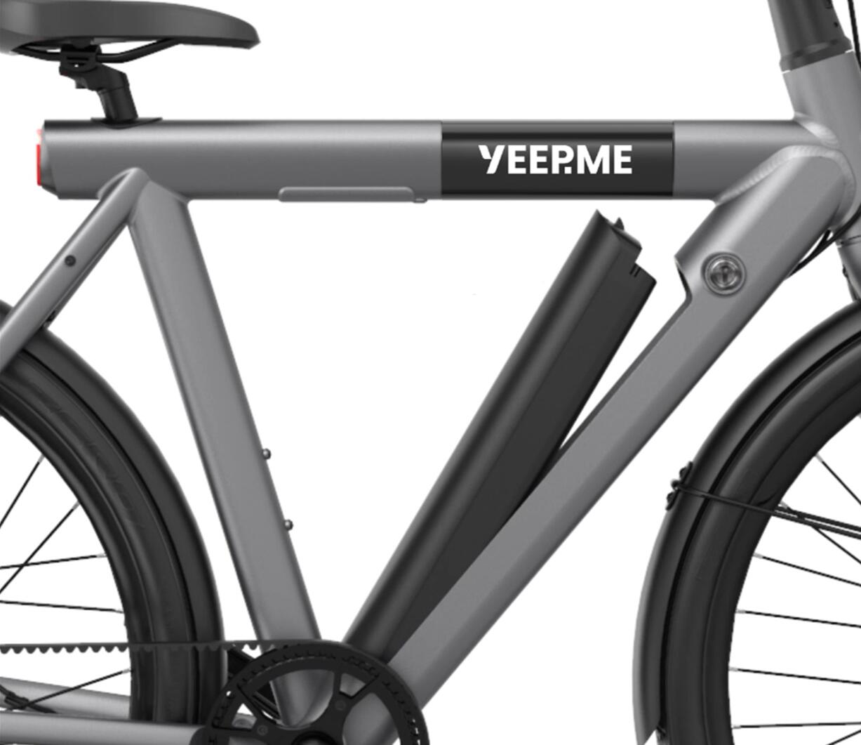 Bicicletta elettrica DAY SPORT FC Grey 28'' 80km 460Wh Cinghia portapacchi A 4/5