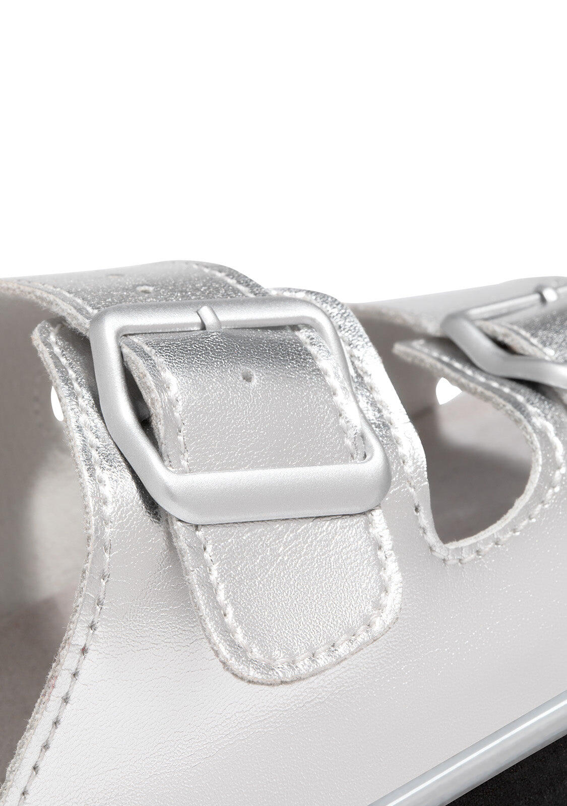 Sandalias D. Franklin Nordic Buckle V2 Plata 3/4