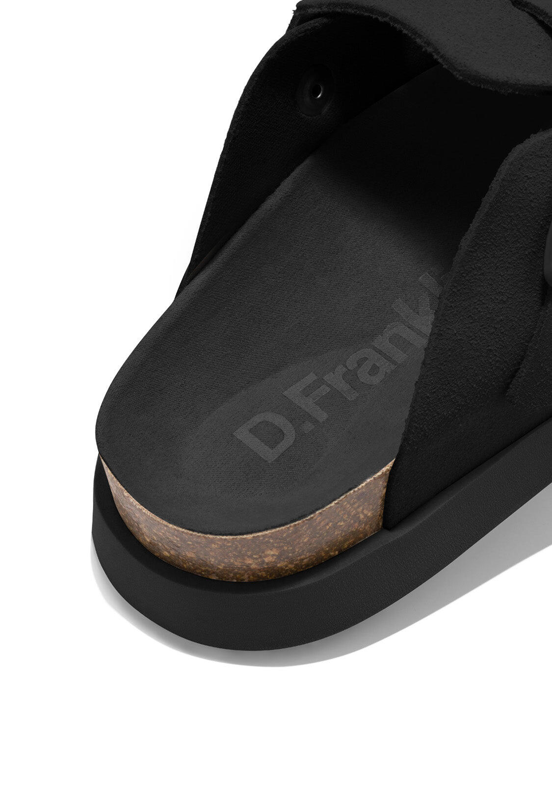 Zueco de Piel D. Franklin Vibe Clog V2 Negro 4/5