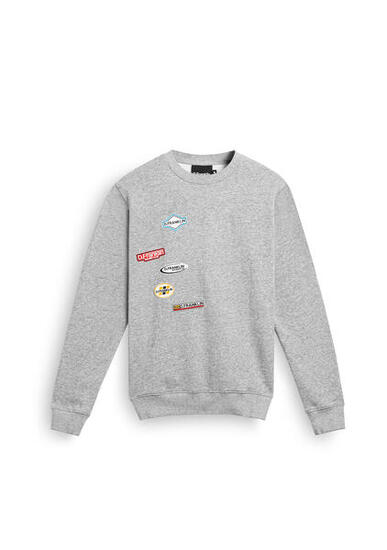 Felpa basic D. Franklin Crewneck Racing Club Sweatshirt