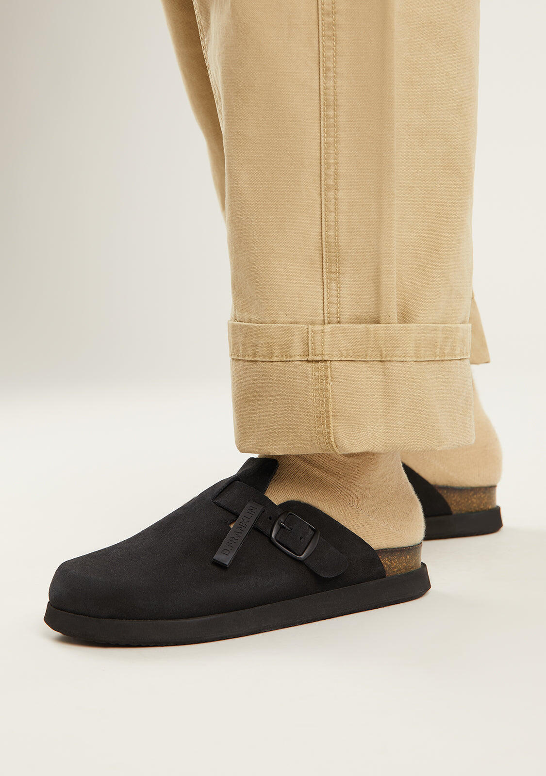 Zueco de Piel D. Franklin Vibe Clog V2 Negro 5/5