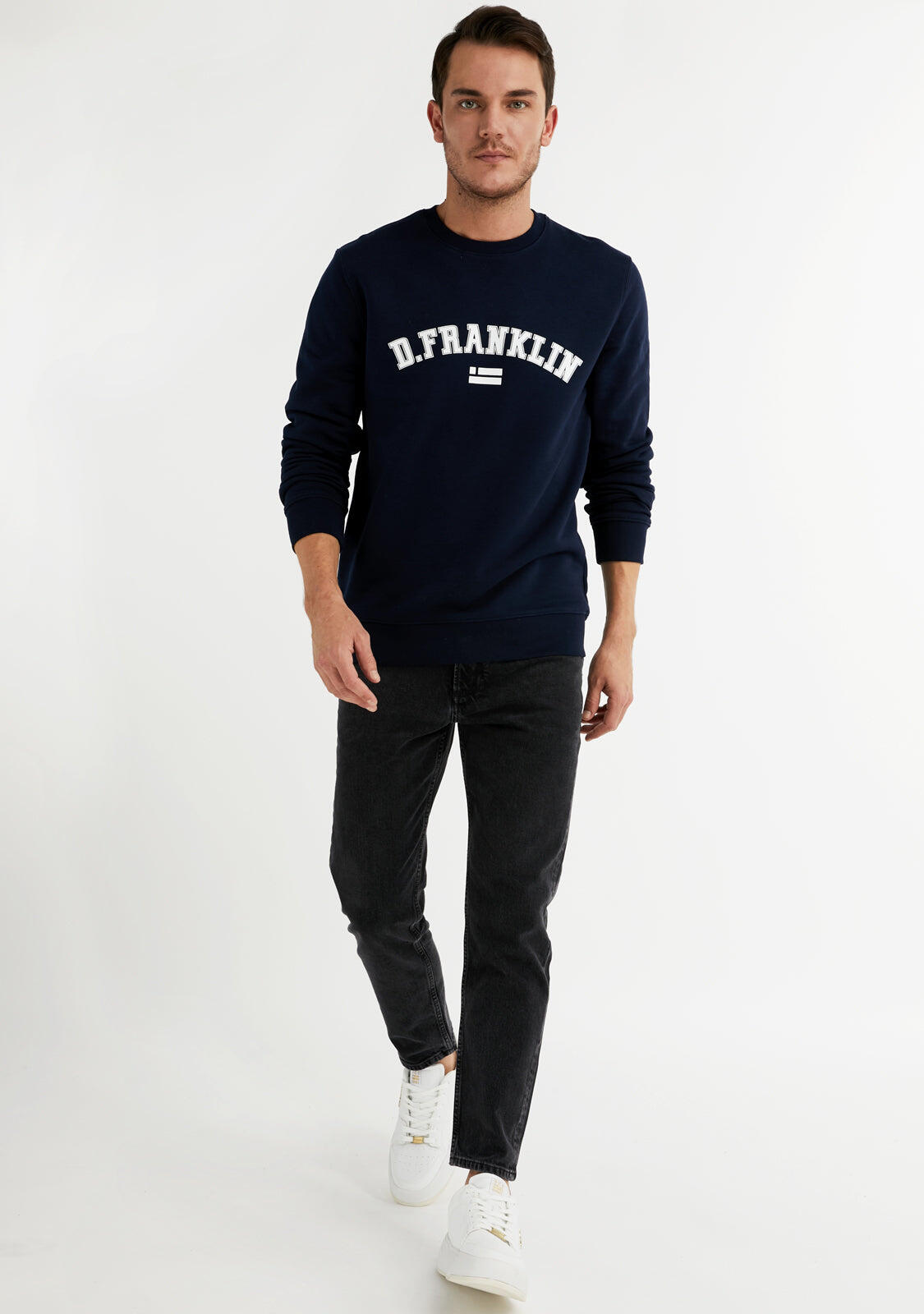 Felpa basic D. Franklin Varsity Sweatshirt 2/5