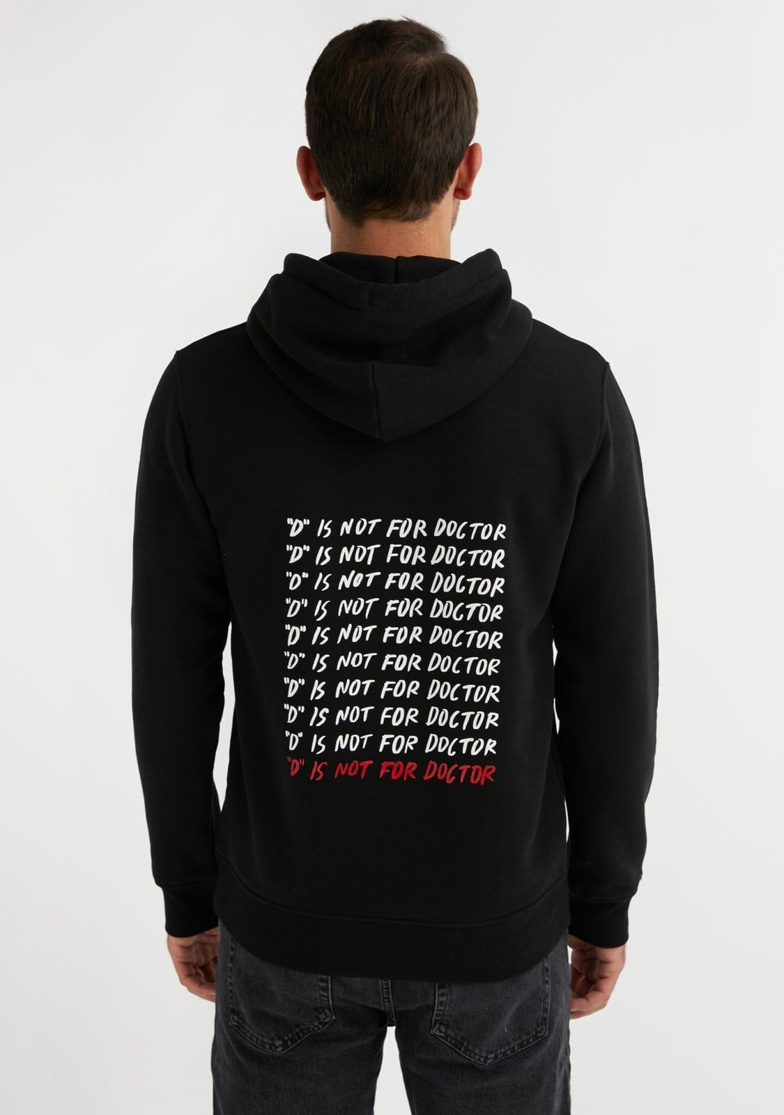 Sudadera Unisex D Is Not For Doctor Hoodie Negro D.Franklin 2/2
