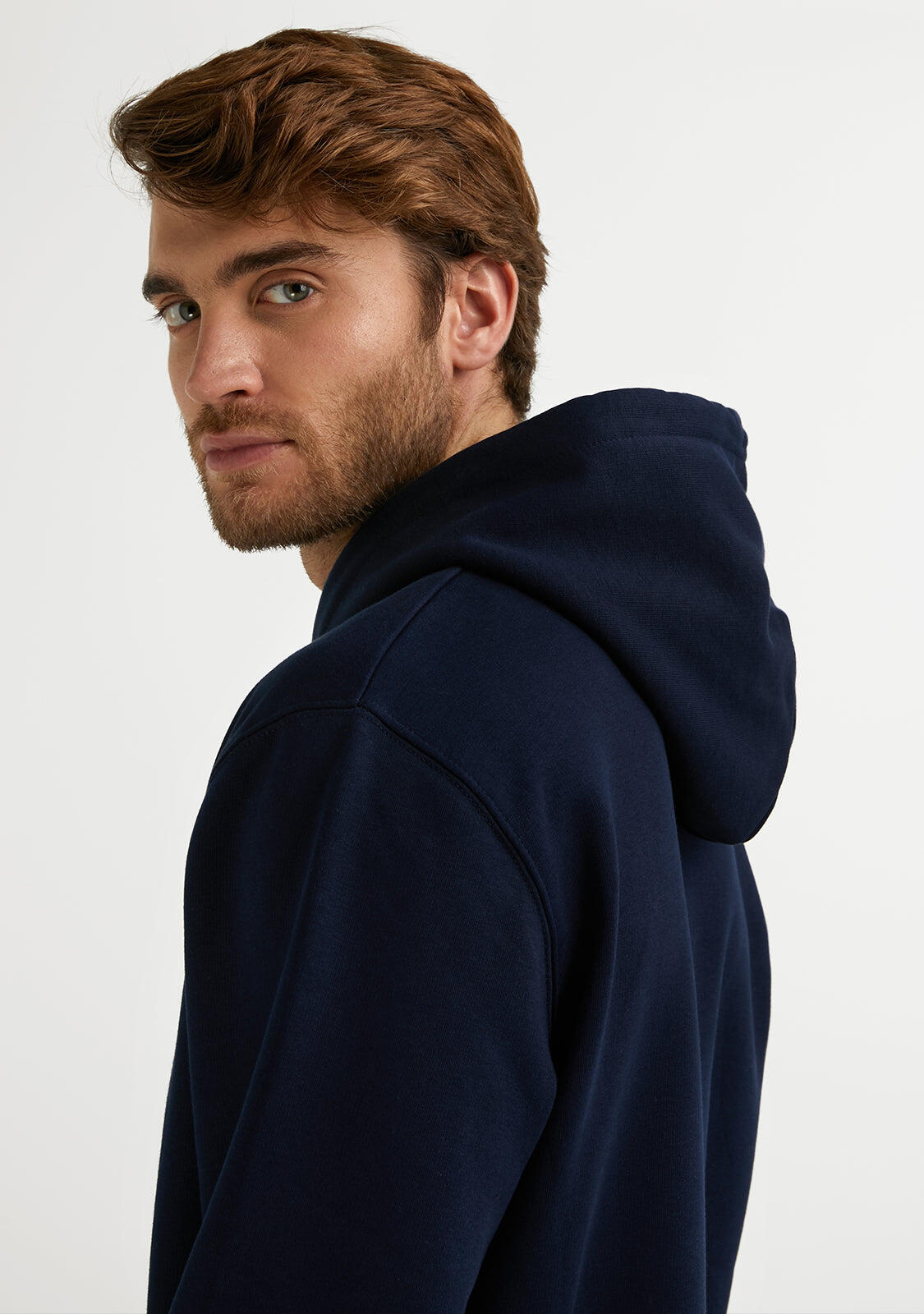 Sudadera Con Capucha de Hombre  Unstoppable Hoodie en Azul Marino D.Franklin 4/5